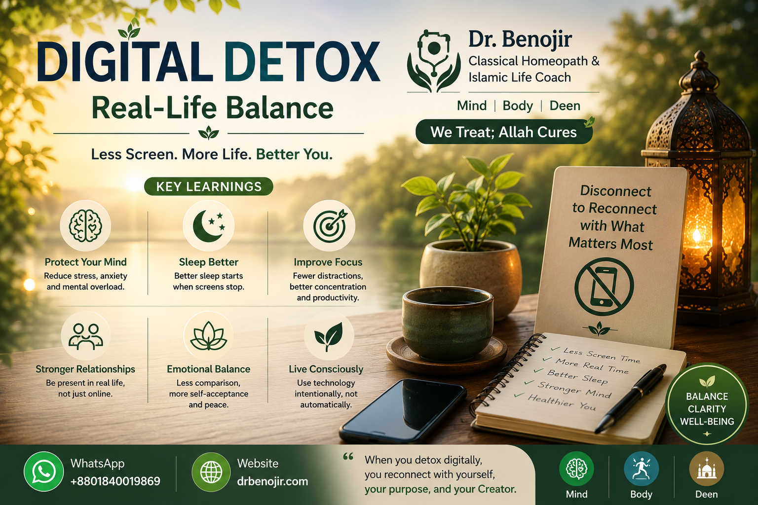 Digital Detox, Real-Life Balance