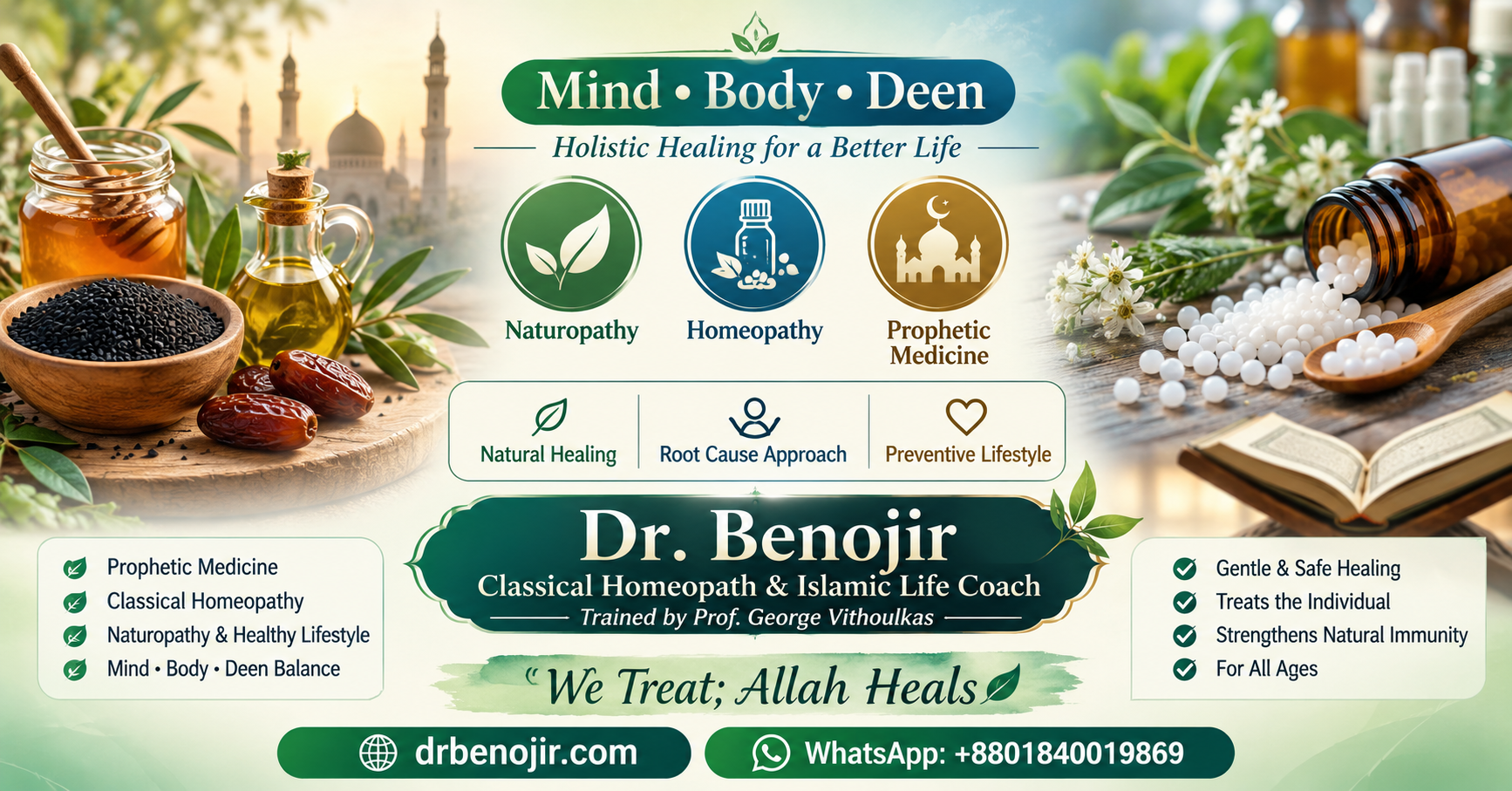 Naturopathy, Classical Homeopathy & Prophetic Medicine